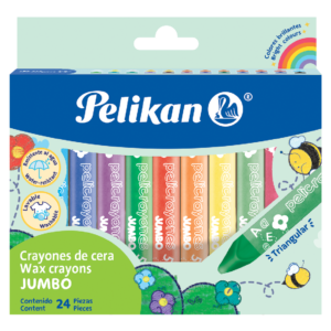 Crayón jumbo triangular Pelikan c/24
