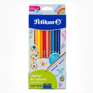 Colores Pelikan redondos c/12