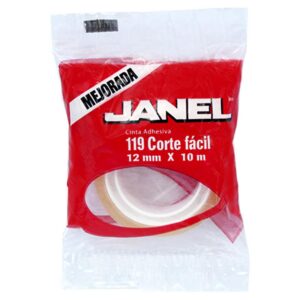 Cinta adhesiva Janel 119 12 mm x 10 m
