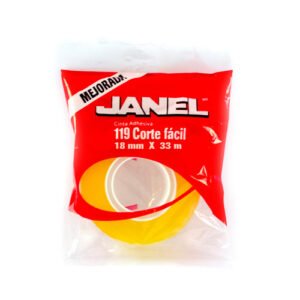 Cinta transparente 119 18 mm x 33 m Janel