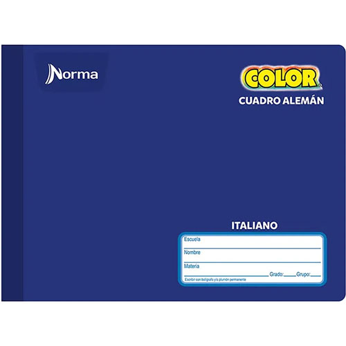 Cuaderno f/italiana Norma 100 hojas cosido C14