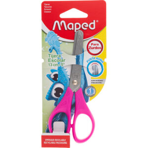 Tijera essential punta roma 13 cm para zurdo Maped